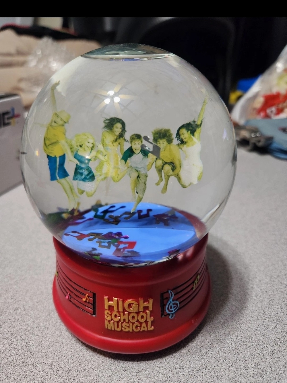 High School Musical Snow Globe Disney Kcare music Tested And Plays Music